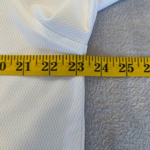 Adidas Men's Long Sleeve Shirt White With Black Stripes On Arms Large - Picture 7 of 15